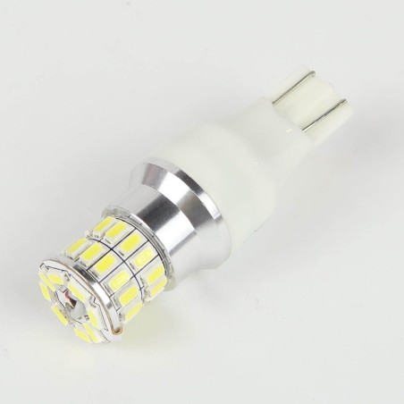 Eclairage LED pour voiture et moto : Ampoule LED T10 - W5W - 36 Leds Blanches Canbus