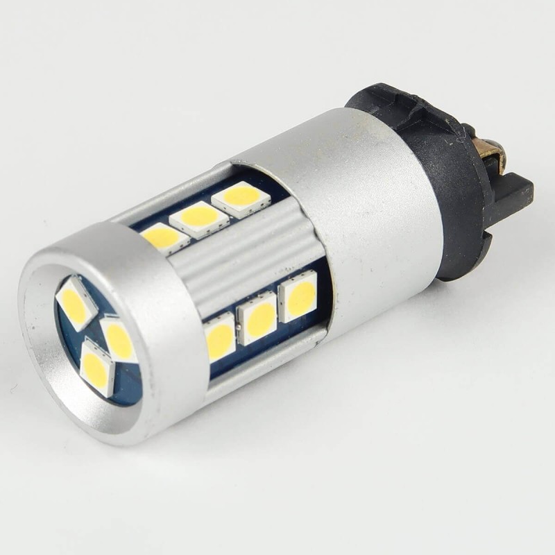 Eclairage LED pour voiture et moto : Ampoule LED PW24W Canbus 15 LEDs 10-30V