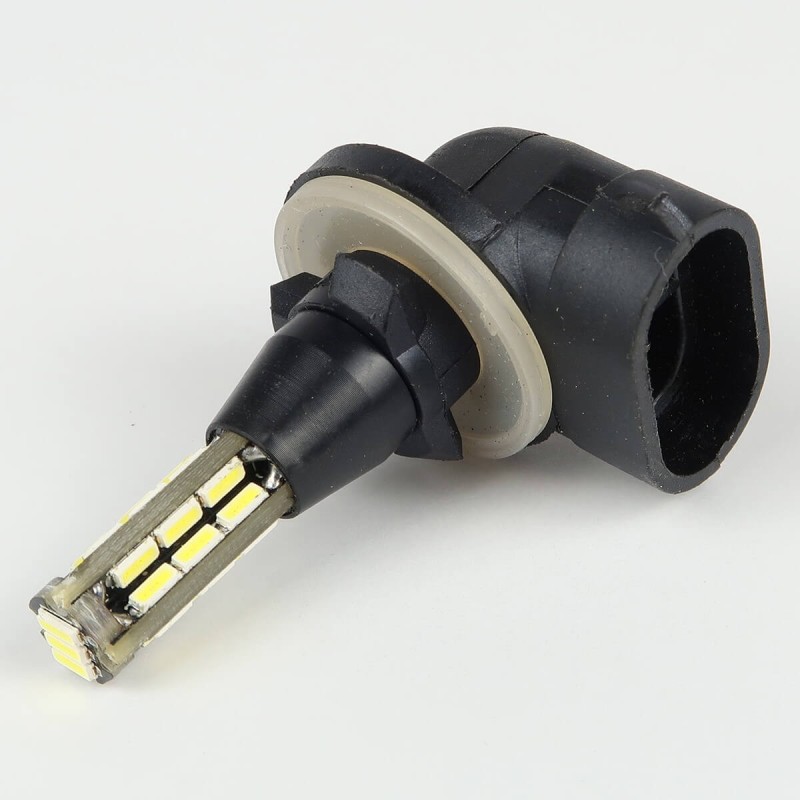 Eclairage LED pour voiture et moto : Ampoule LED 881 H27W/2 Blanche SOFT CANBUS 27 LEDs 4014 Eclairage LED pour voiture et moto : Ampoule LED 881 H27W/2 Blanche SOFT CANBUS 27 LEDs 4014