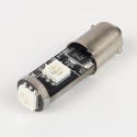 Eclairage LED pour voiture et moto : Ampoule Ba9s Verte Anti-Erreur OBD 3 Leds