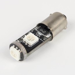 LED Bulb BA9S-T4W Canbus 3 Leds - Red