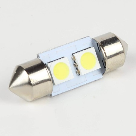 Ampoule led Navette C5W 2 Leds SMD5050 31 mm FIRST
