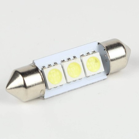 LED Festoon Bulb FIRST 3 White Leds 36mm