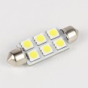 Eclairage LED pour voiture et moto : Ampoule Led Navette C5W 6 Leds 41 mm