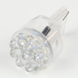 Eclairage LED pour voiture et moto : Ampoule Led T20 - W21W - 9 Leds Blanches
