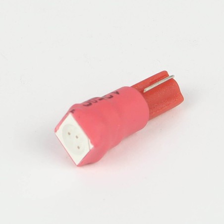 Led bulb T5 - W1.2W - 1 Led SMD5050 Red