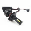 Kit LED H4 55W/7500Lm SUPERCANBUS 6000K Ventilé