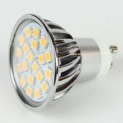 Ampoule à led spot pour maison et jardin : Ampoule LED GU10 Blanc chaud 320 Lm
