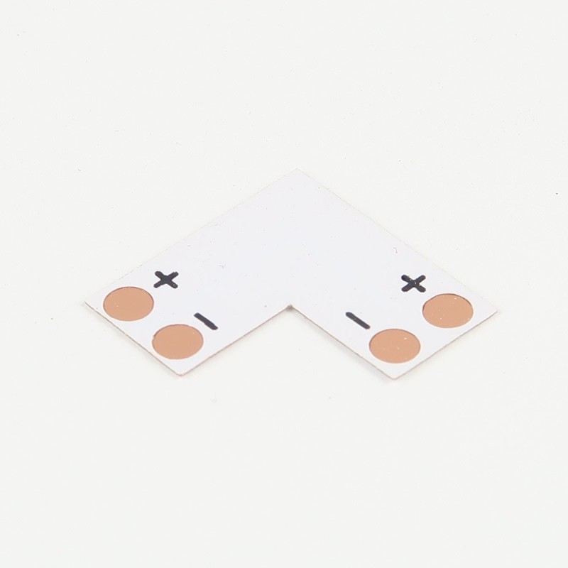 Bande d'angle 90° pour bande mono-couleur 8mm