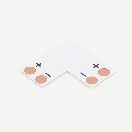 90° right angle connector for monocolor strip 8mm
