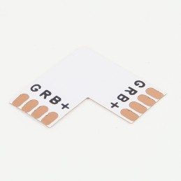 90° right angle connector for RGB strip 10mm