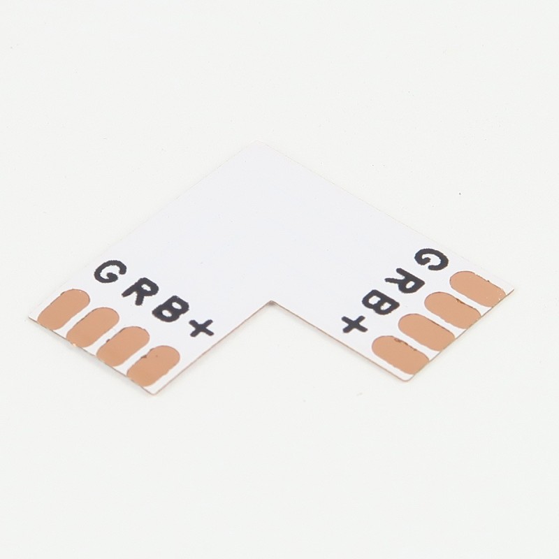 Accessoires pour bande LED : Bande d'angle 90° pour bande RGB 10mm Accessoires pour bande LED : Bande d'angle 90° pour bande RGB 10mm