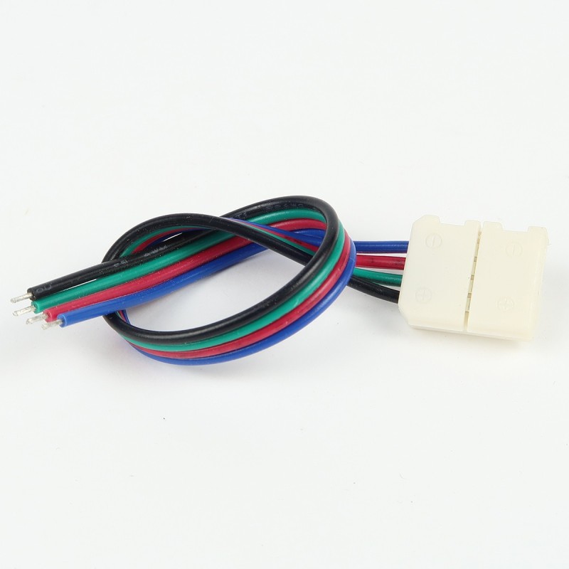 Accessoires pour bande LED : Connecteur à Câble RGB (Pour bande classique) Accessoires pour bande LED : Connecteur à Câble RGB (Pour bande classique)