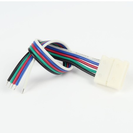 Cable Connector RGB+W 12mm (For flexible bar)