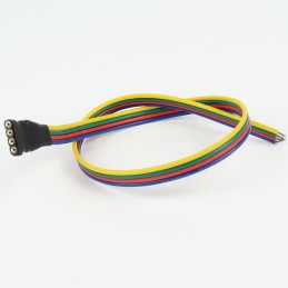 Connecteur Femelle à Câble RGB (Pour bande étanche)