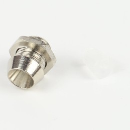 Support Chrome Brass for LED 3 mm