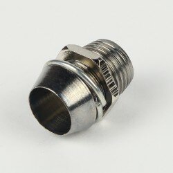 Support Laiton Chromé Concave pour led 5 mm
