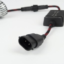 Ampoule à LED pour voiture et moto : Kit Ampoule LED H8/H11 5000Lm Ventilée