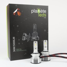 Ampoule à LED pour voiture et moto : Kit Ampoules LED HB4/H10/HIR2 5000Lm Ventilé