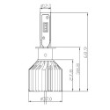 H3 LED Bulbs OneStep High Power