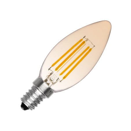 LED bulb E14 Dimmable Filament Classic Gold C35 3.5 W