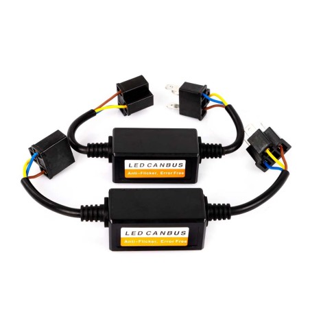 Câble anti-erreur ODB LED H4 H/L 2pcs/kit