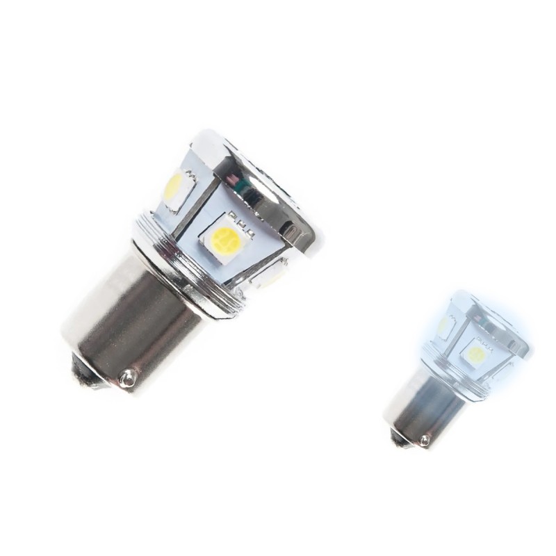 Ampoule LED BA15s - R5w - Blanc LUX