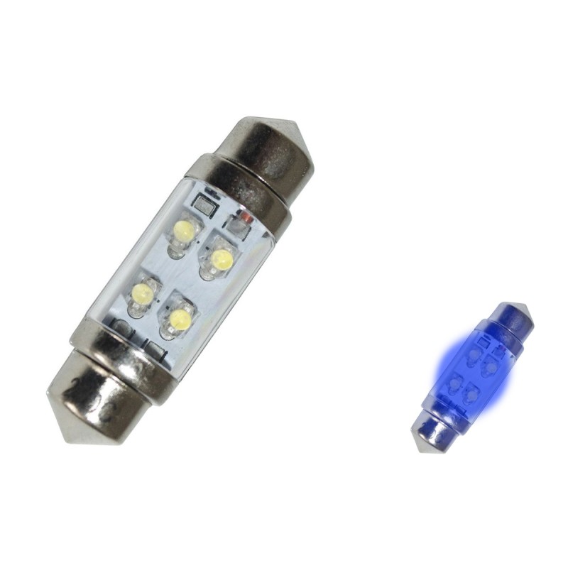 Ampoule Navette LED - 36mm - Bleu