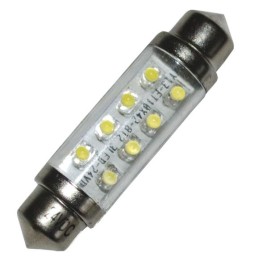 Ampoule de plafonnier à LED 12 Volts 0.6 watts navette 42mm