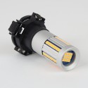Eclairage LED pour voiture et moto : Ampoule LED Orange CANBUS PY24W 66 Leds SMD2016 1300Lm