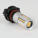 Eclairage LED pour voiture et moto : Ampoule LED Orange CANBUS PSY24W 66 Leds SMD2016 1300Lm