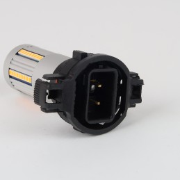 Eclairage LED pour voiture et moto : Ampoule LED Orange CANBUS PSY24W 66 Leds SMD2016 1300Lm