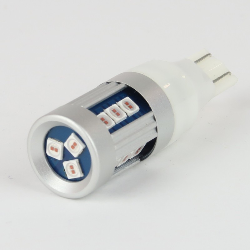 Eclairage LED pour voiture et moto : Ampoule LED T15 - W16W 4W Spéciale Clignotants SUPERCANBUS