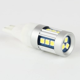 Eclairage LED pour voiture et moto : Ampoule LED T15 - W16W - 15 Leds Blanches SUPERCANBUS