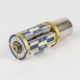 BA15S/P21W Led Bulb SuperCanbus – 6 leds 12/16V GOLD