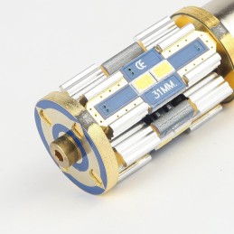 Ampoule LED BA15S - P21W Gold SuperCanbus 6 leds 12V