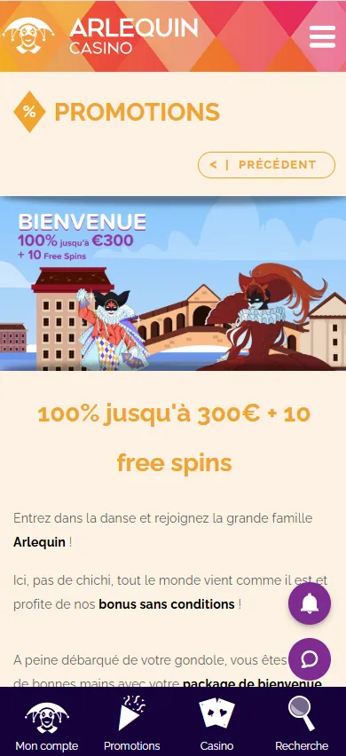 arlequin-casino-welcome-promotion